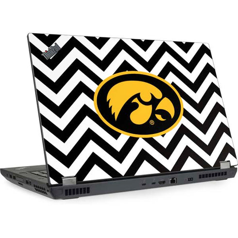 University of Iowa Hawkeyes Chevron Print Lenovo ThinkPad Skin