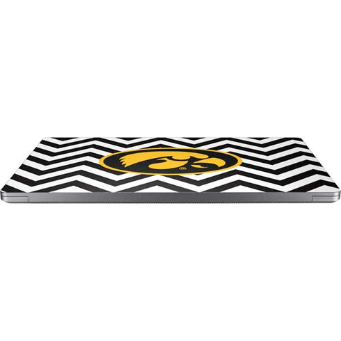 University of Iowa Hawkeyes Chevron Print Universal Laptop 11in (8.8 x 6.2in) Skin