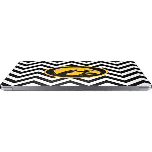 University of Iowa Hawkeyes Chevron Print Universal Laptop 16in (13 x 9.4in) Skin