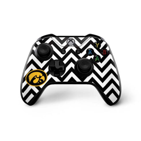 University of Iowa Hawkeyes Chevron Print Xbox One X Controller Skin