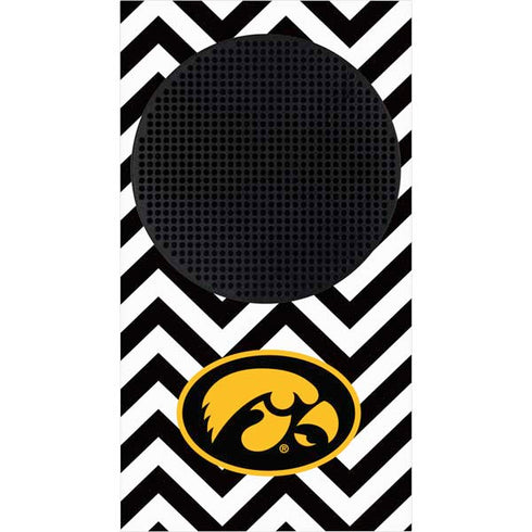 University of Iowa Hawkeyes Chevron Print Xbox Series S Bundle Skin