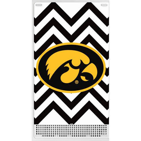 University of Iowa Hawkeyes Chevron Print Xbox Series S Bundle Skin
