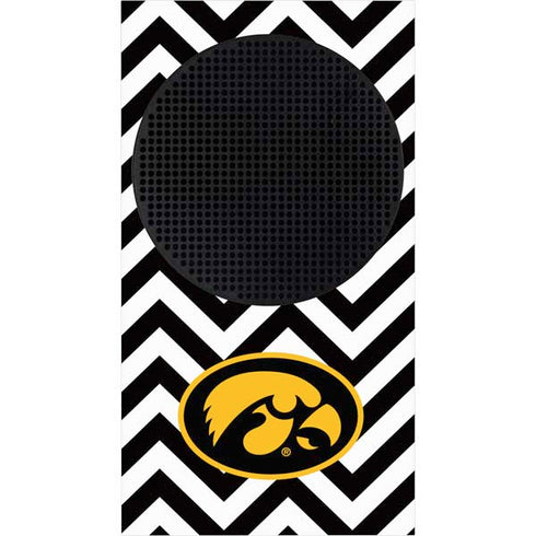 University of Iowa Hawkeyes Chevron Print Xbox Series S Console Skin