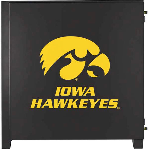 University of Iowa Hawkeyes Corsair 4000D Tempered Glass Mid-Tower ATX Case Skin