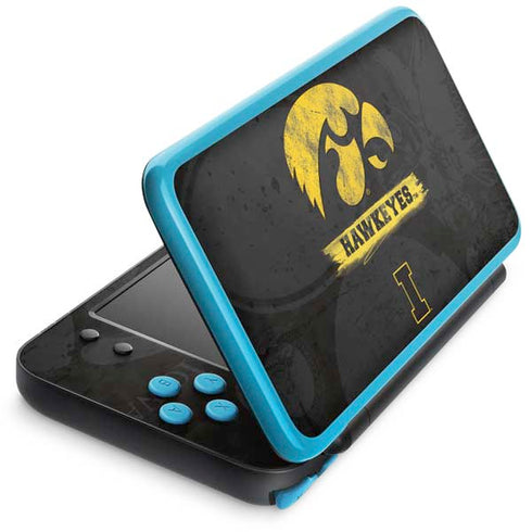 University of Iowa Hawkeyes Distressed Logo Nintendo 2DS XL (2017) Skin
