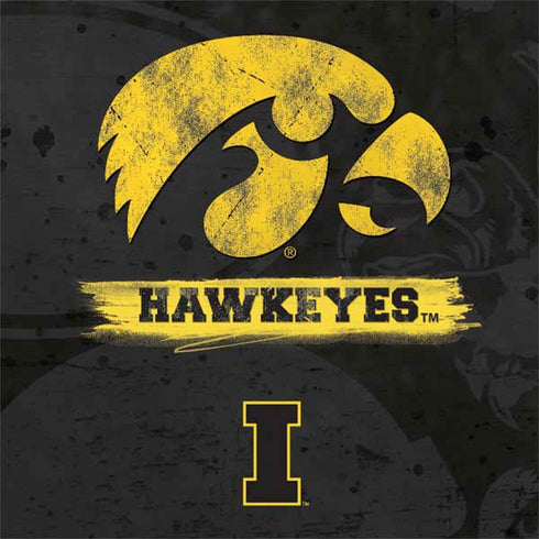 University of Iowa Hawkeyes Distressed Logo Nintendo 2DS XL (2017) Skin