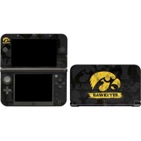 University of Iowa Hawkeyes Distressed Logo 3DS XL 2015 Skin