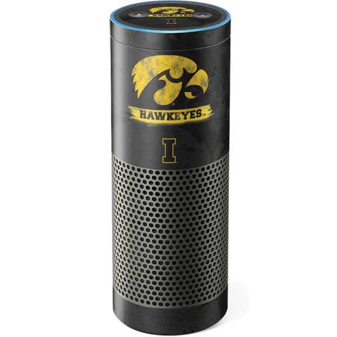 University of Iowa Hawkeyes Distressed Logo Amazon Echo Skin