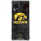 University of Iowa Hawkeyes Distressed Logo Galaxy A12 Clear Case