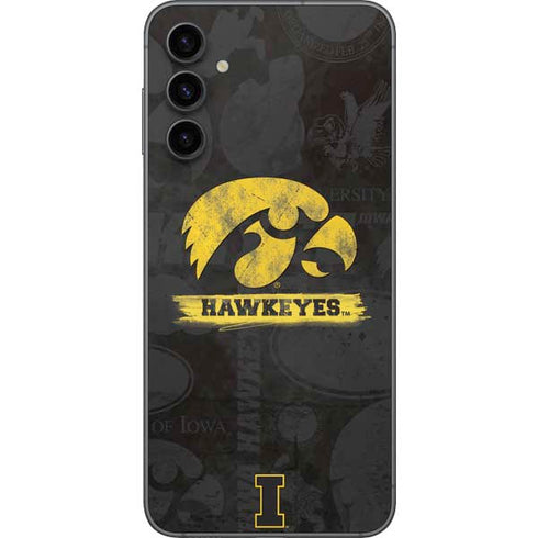 University of Iowa Hawkeyes Distressed Logo Galaxy A14 5G Skin