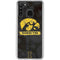 University of Iowa Hawkeyes Distressed Logo Galaxy A21 Clear Case