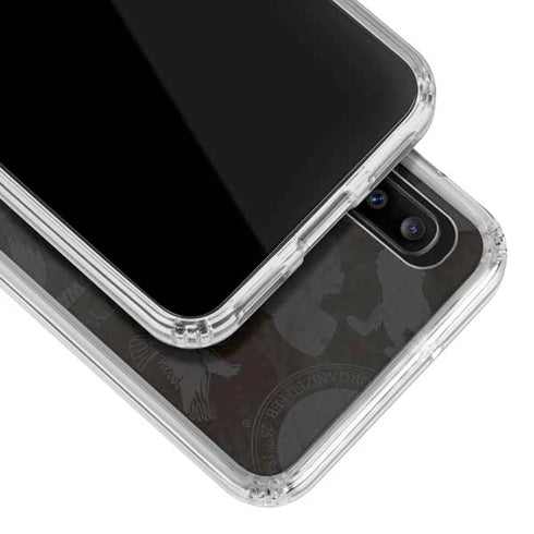 University of Iowa Hawkeyes Distressed Logo Galaxy A30 Clear Case