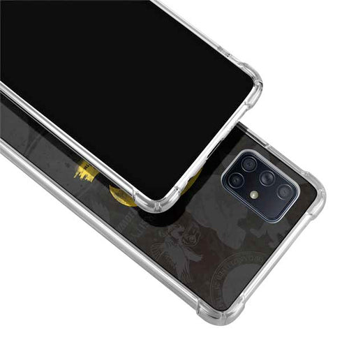 University of Iowa Hawkeyes Distressed Logo Galaxy A71 5G Clear Case