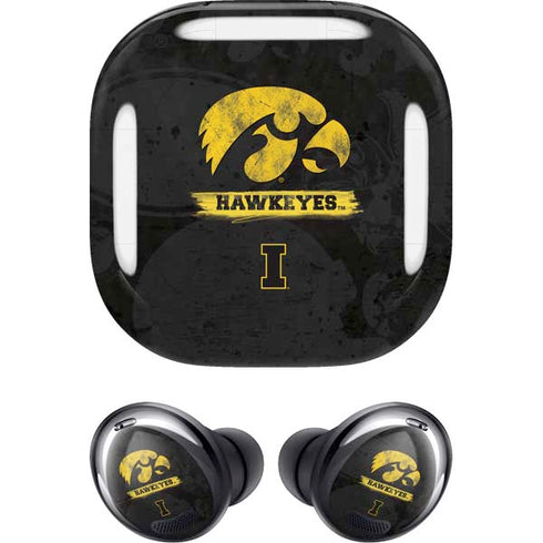 University of Iowa Hawkeyes Distressed Logo Galaxy Buds Pro Skin