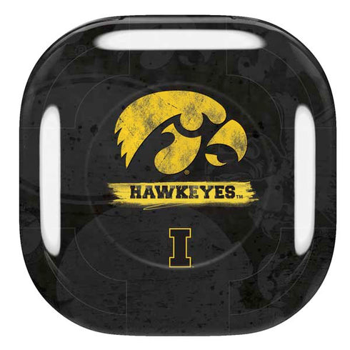 University of Iowa Hawkeyes Distressed Logo Galaxy Buds Pro Skin