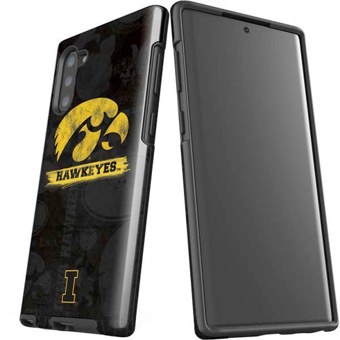 University of Iowa Hawkeyes Distressed Logo Galaxy Note 10 Pro Case