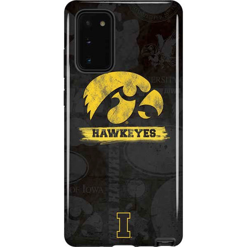 University of Iowa Hawkeyes Distressed Logo Galaxy Note20 5G Pro Case