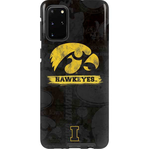 University of Iowa Hawkeyes Distressed Logo Galaxy S20 Plus Pro Case