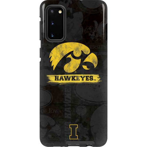 University of Iowa Hawkeyes Distressed Logo Galaxy S20 Pro Case