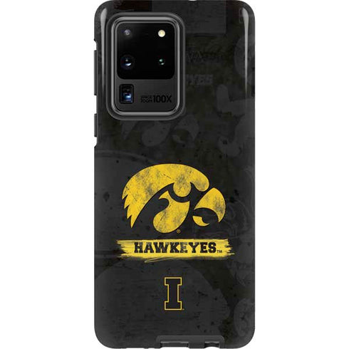 University of Iowa Hawkeyes Distressed Logo Galaxy S20 Ultra 5G Pro Case