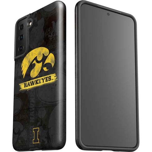 University of Iowa Hawkeyes Distressed Logo Galaxy S21 Plus 5G Pro Case