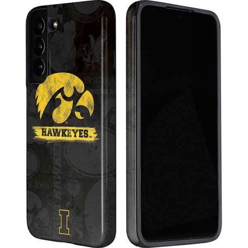 University of Iowa Hawkeyes Distressed Logo Galaxy S22 Plus Pro Case