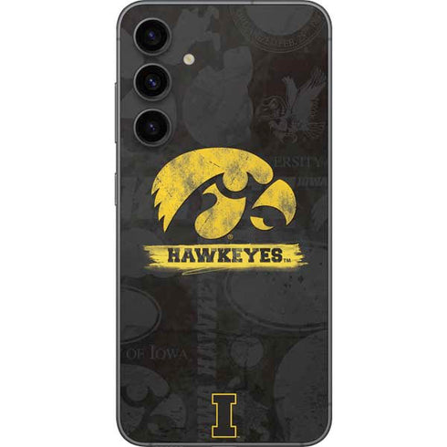 University of Iowa Hawkeyes Distressed Logo Galaxy S23 FE Skin