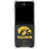 University of Iowa Hawkeyes Distressed Logo Galaxy Z Flip5 5G Clear Case