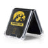 University of Iowa Hawkeyes Distressed Logo Galaxy Z Flip5 5G Clear Case