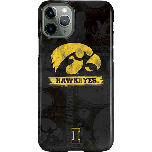 University of Iowa Hawkeyes Distressed Logo iPhone 11 Pro Lite Case