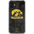 University of Iowa Hawkeyes Distressed Logo iPhone 12 Clear Case