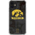 University of Iowa Hawkeyes Distressed Logo iPhone 12 Mini Clear Case