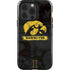 University of Iowa Hawkeyes Distressed Logo iPhone 14 Pro Impact Case