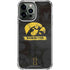 University of Iowa Hawkeyes Distressed Logo iPhone 14 Pro Max Clear Case