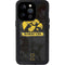 University of Iowa Hawkeyes Distressed Logo iPhone 14 Pro Waterproof Case