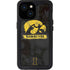 University of Iowa Hawkeyes Distressed Logo iPhone 15 Waterproof Case