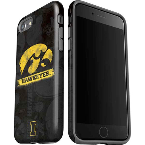University of Iowa Hawkeyes Distressed Logo iPhone SE (2nd & 3rd Gen) Pro Case