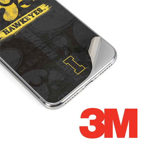 University of Iowa Hawkeyes Distressed Logo iPhone XS Skin