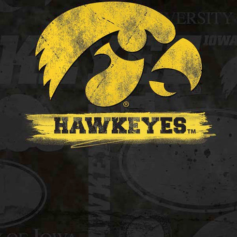 University of Iowa Hawkeyes Distressed Logo iPhone XS Skin