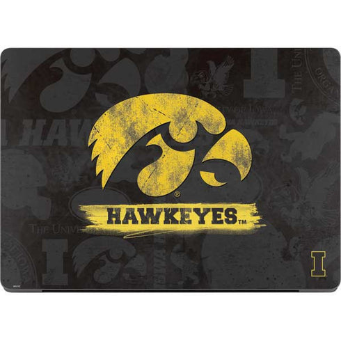 University of Iowa Hawkeyes Distressed Logo MacBook Pro 14in (2021-24) Skin
