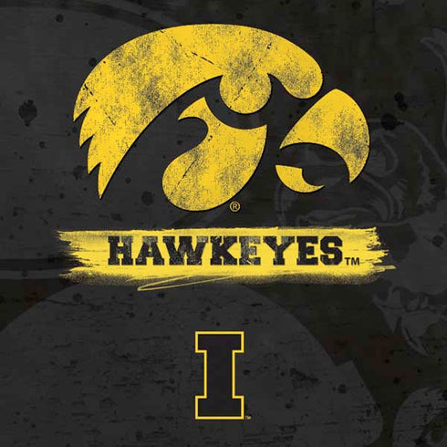 University of Iowa Hawkeyes Distressed Logo Moto E5 Play Skin