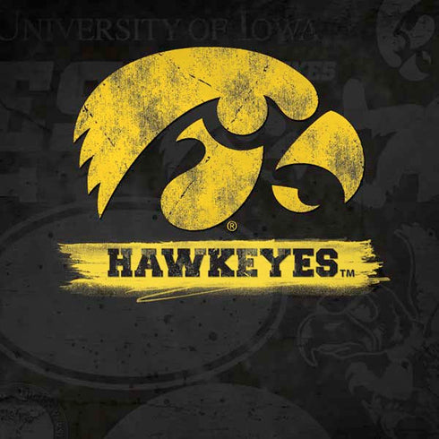 University of Iowa Hawkeyes Distressed Logo Moto G6 Skin
