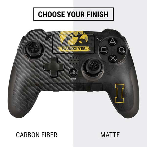University of Iowa Hawkeyes Distressed Logo PlayStation Scuf Vantage 2 Controller Skin