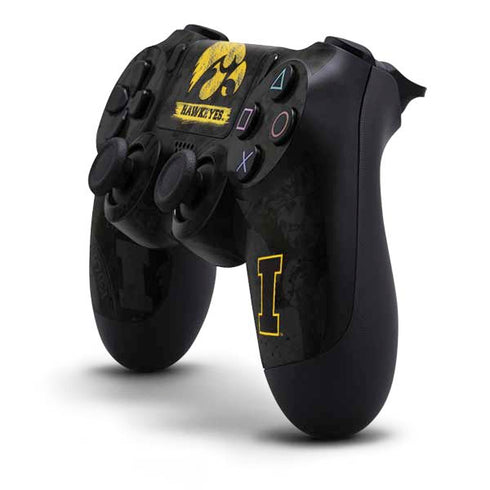 University of Iowa Hawkeyes Distressed Logo PS4 Controller Skin