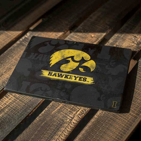 University of Iowa Hawkeyes Distressed Logo Surface Pro 6 Skin