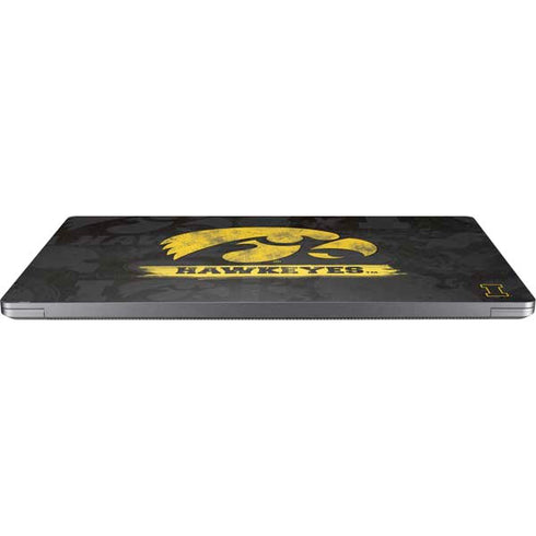 University of Iowa Hawkeyes Distressed Logo Universal Laptop 11in (8.8 x 6.2in) Skin