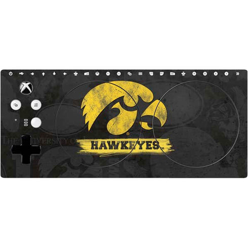 University of Iowa Hawkeyes Distressed Logo Xbox Adaptive Controller Skin