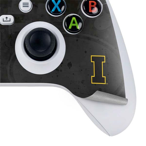 University of Iowa Hawkeyes Distressed Logo Xbox Series S Bundle Skin