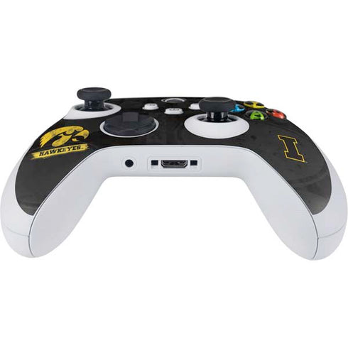 University of Iowa Hawkeyes Distressed Logo Xbox Series S Controller Skin