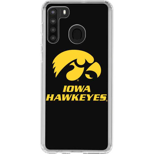University of Iowa Hawkeyes Galaxy A21 Clear Case